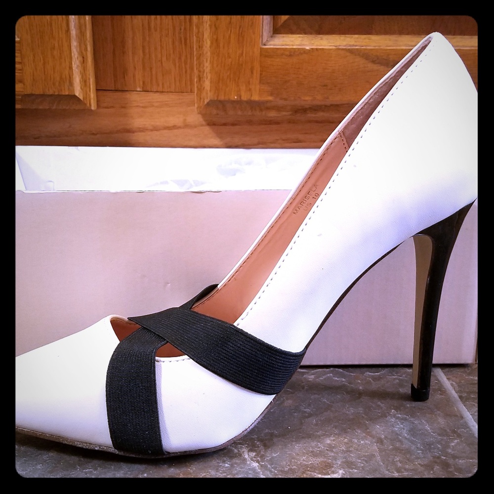 White pumps